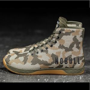 NoBull High-Top Woodland Camo Trainer (Unisex)
